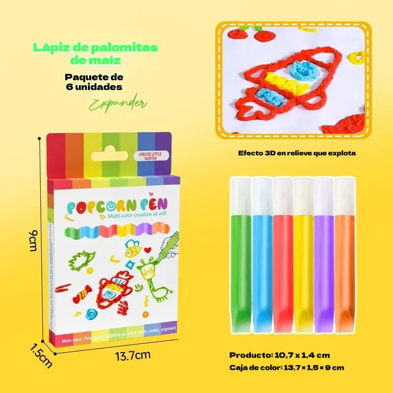 🔥50% de descuento🔥——🌈🖼️Bolígrafo con relieve estereoscópico 3D🎨