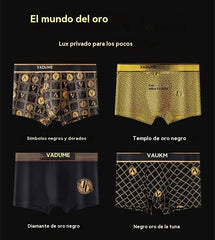 🔥【4 piezas 28 euros】Ropa interior masculina nueva, calzoncillos bóxer antibacterianos 7A para hombre ｜Transpirables y antibacterianos