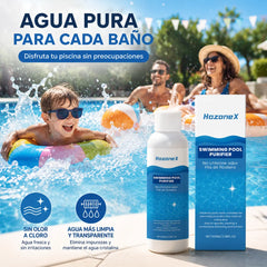 ⏰💦Compra 1 y recibe 1 gratis（2 botella）🏊‍♂️ Líquido Clarificador para Piscinas – Agua Transparente en Horas, Sin Esfuerzo ✨