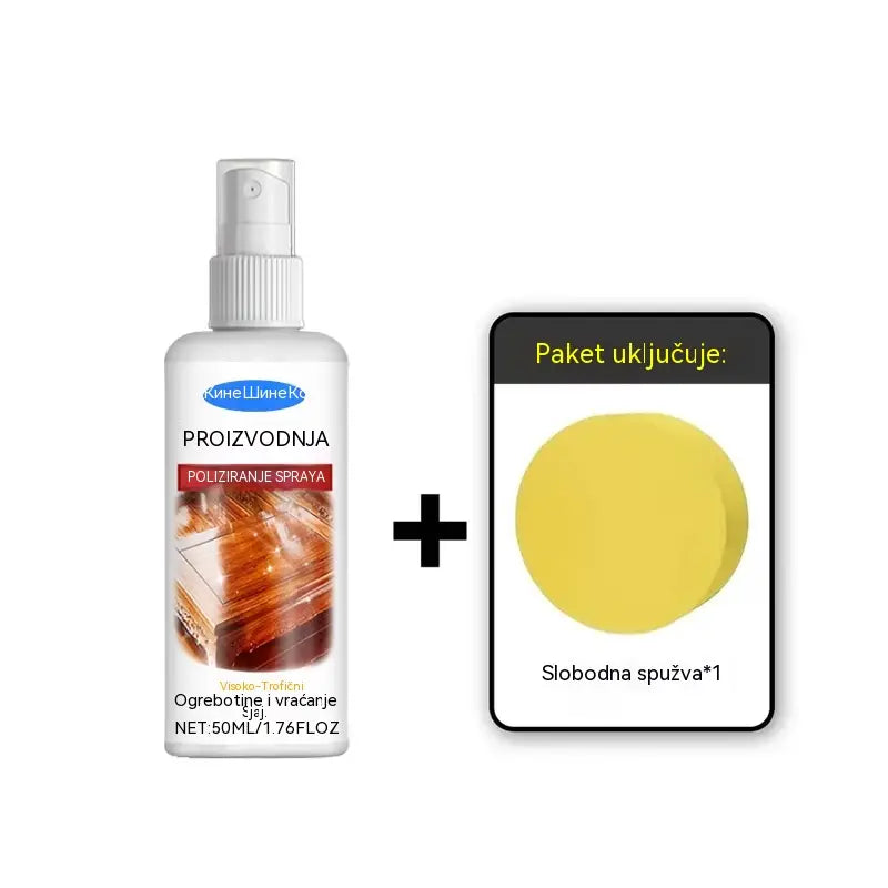【2 seta】🪑 ✨ Sredstvo za poliranje namještaja visokog sjaja obnavlja drvo i vinil u sekundama.