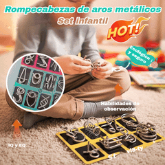 30%OFF【3 juegos】Juguetes educativos para niños, hebilla de inteligencia