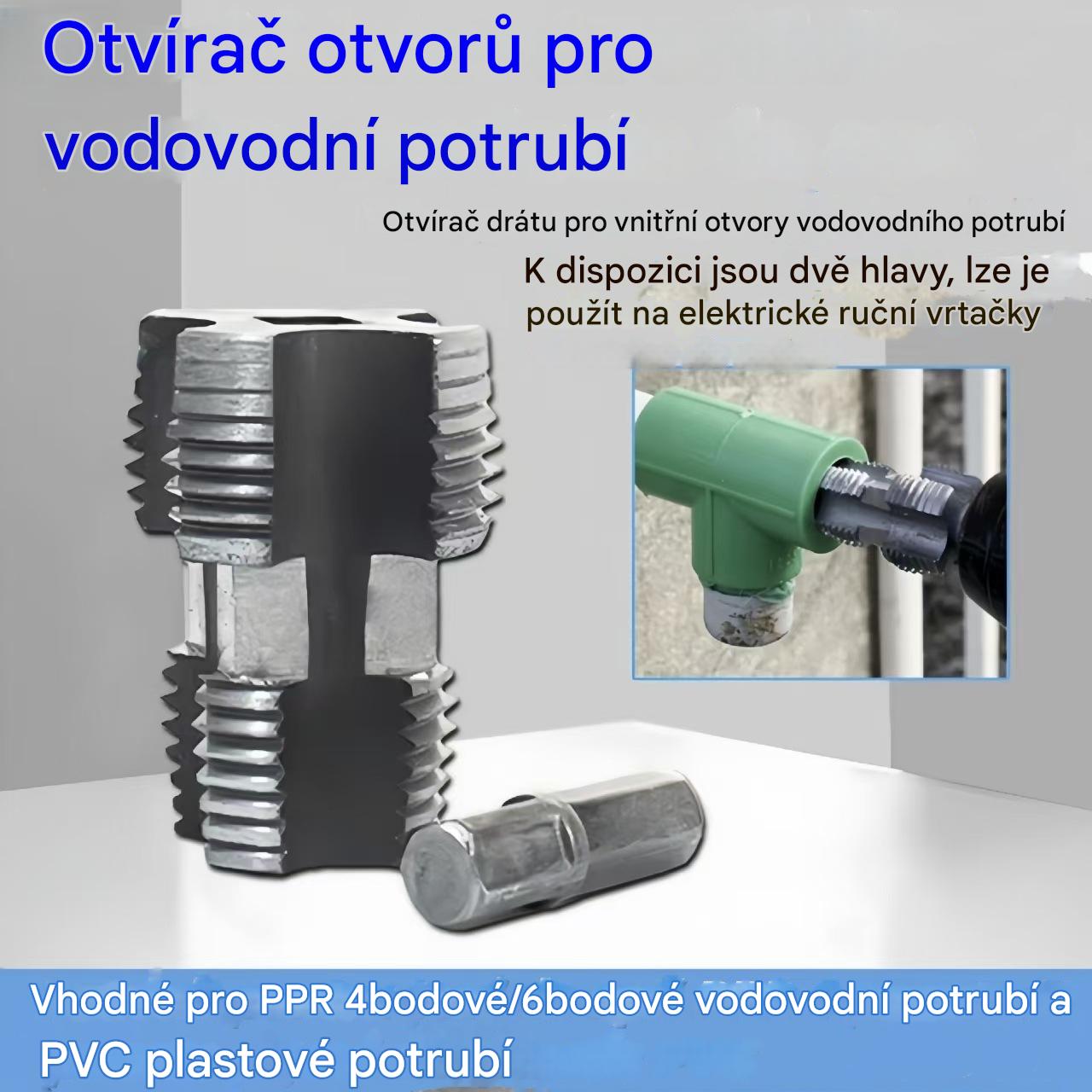 🛠️【Vrták vnitřního závitu + vnější závitník】⚙️🔩 Příslušenství pro řezání závitů na trubky