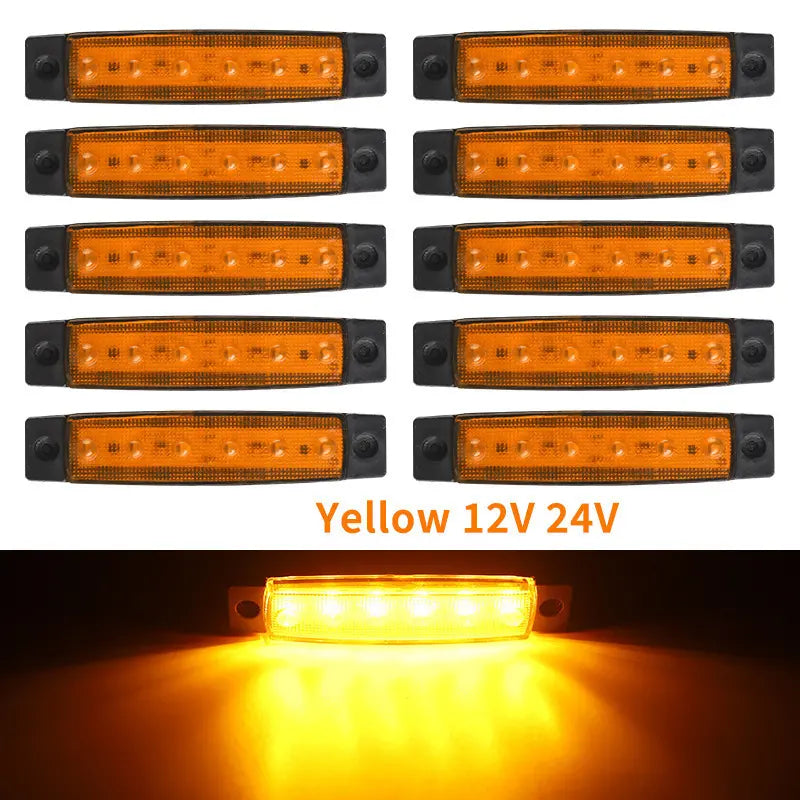 🚗💡10 luces LED de posición lateral para camiones