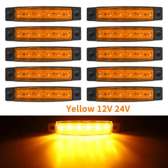 🚗💡10 luces LED de posición lateral para camiones