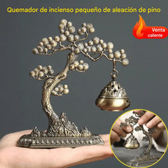 🌲 Quemador de Incienso con Diseño de Pino ✨ Elegante Decoración para el Hogar