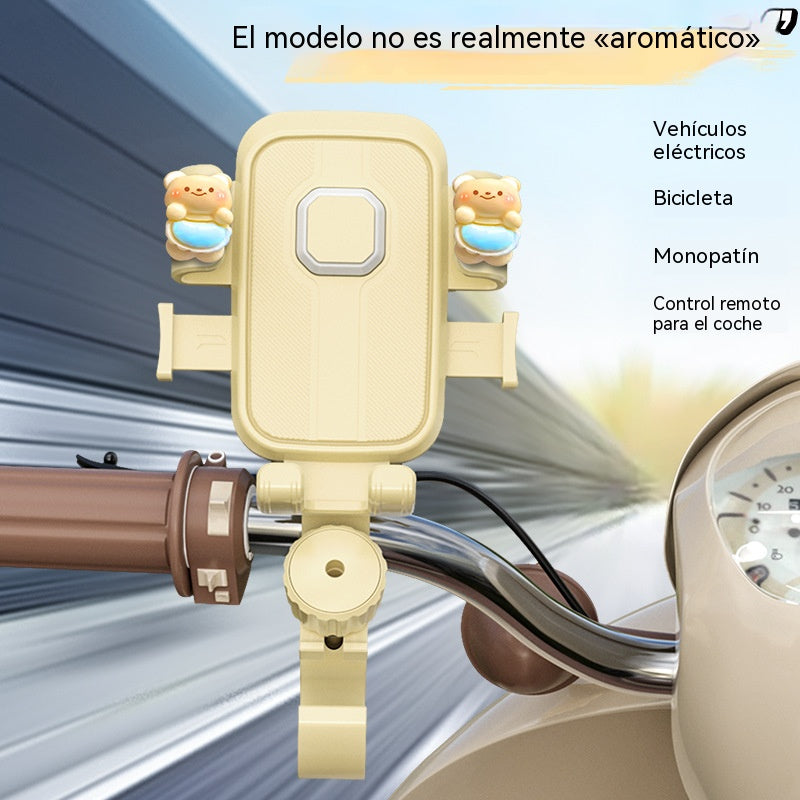 Soporte para teléfono de vehículo eléctrico con gancho
