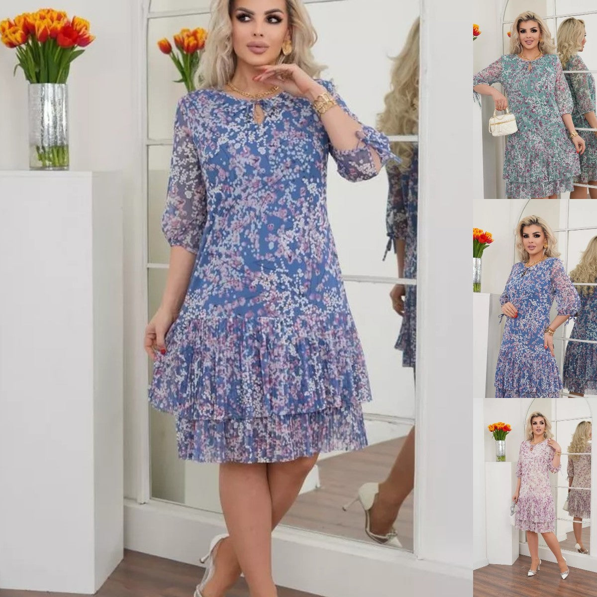 【45%OFF】💕🥰【S-5XL】Vestido de moda primavera verano 2025