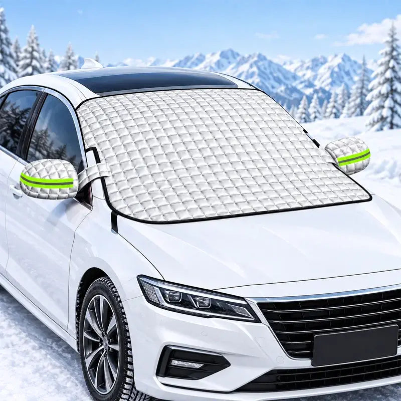 ❄️☀️Cubierta para parabrisas de coche | Protección Antinieve, Antihielo y Solar | Funda Impermeable y Térmica Universal ✨