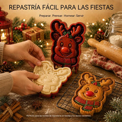 🎄 Moldes para pasteles con temática navideña: disponibles en una variedad de diseños.
