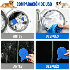 🧺【10 piezas】🌀 Bola Mágica Quitapelusas y Anti-enredos para Lavadora – Atrapa Pelos y Residuos para una Limpieza Profunda ✨