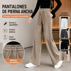 🔥【M-3XL】【40-110KG】👖Nuevos pantalones holgados elásticos para mujer