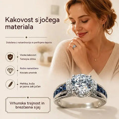 🔥【Kupite enega, enega dobite brezplačno】✨ Eleganten koktajl prstan s kubičnim cirkonijem: bleščeč dizajn za popestritev posebnih trenutkov.