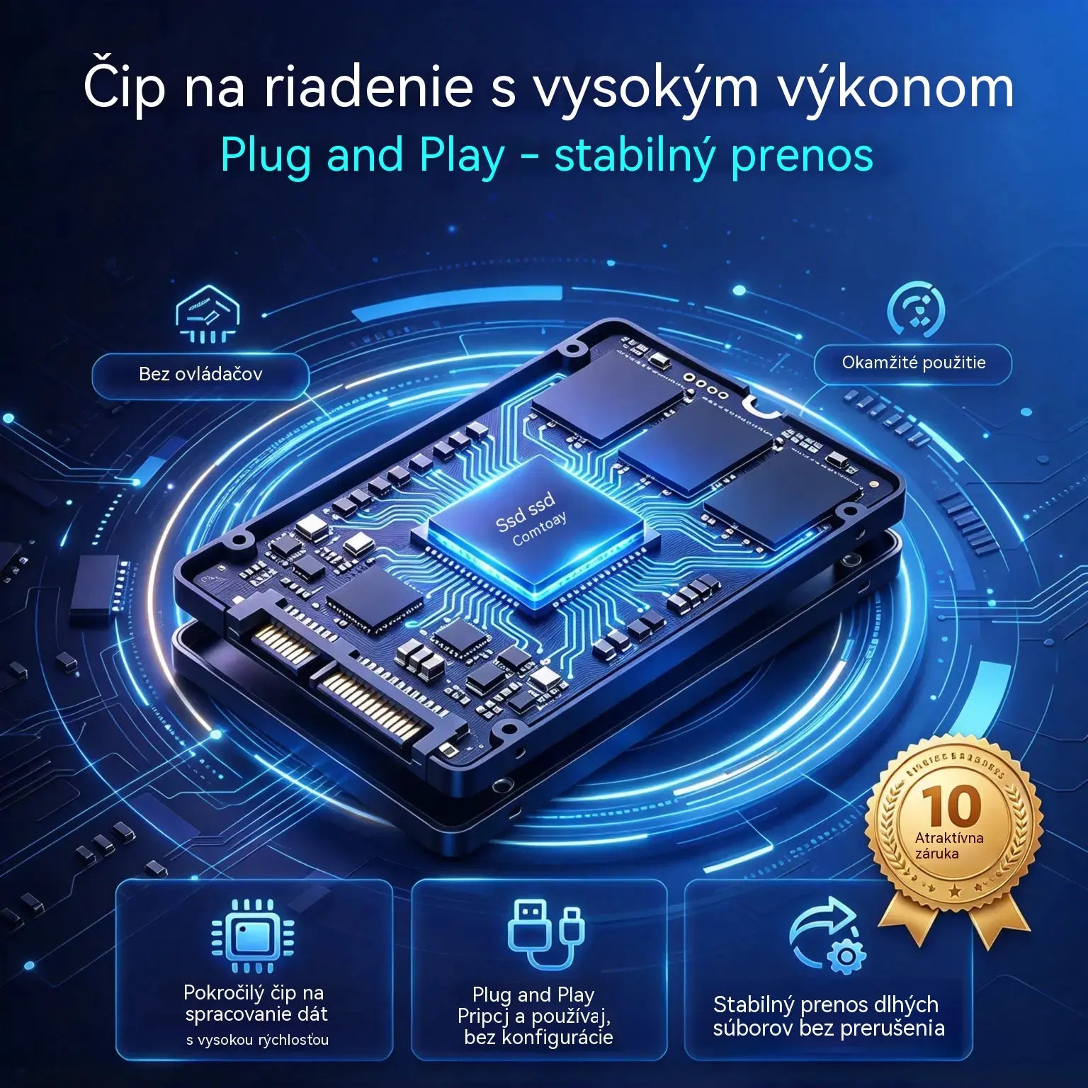 ⚡【32TB】💾 Ultratenký SSD disk novej generácie | Vysoká kapacita a rýchlosť | Prenosné úložisko 🚀