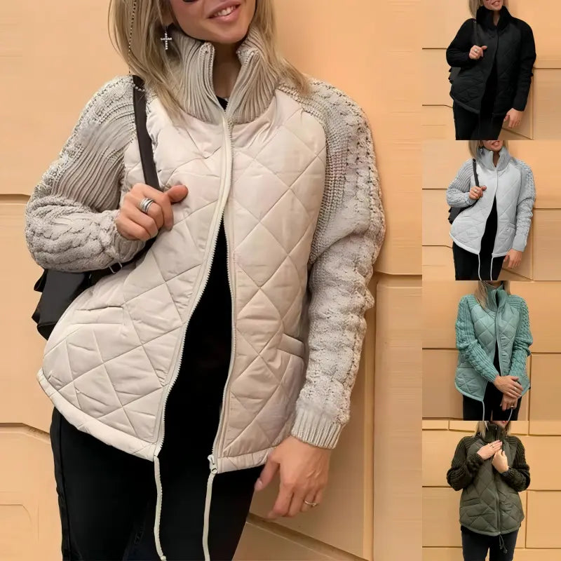📢📢50% de descuento🔥【S~3XL】Cárdigan patchwork para mujer, otoño