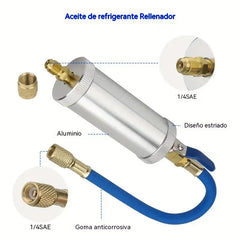 ⚡ Pulverizador de aceite refrigerante y pintura para aire acondicionado – Resistente al calor, material ABS/cobre, apto para vehículos y sistemas HVAC🎯