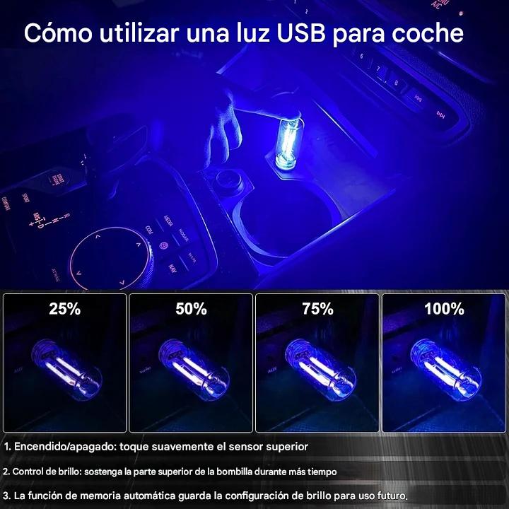 🔥Luz nocturna para coche con USB