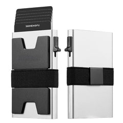 🔥【Oferta especial por tiempo limitado】✨Nuevo tarjetero de aleación de aluminio con bloqueo RFID