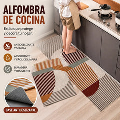 【40*60+40*120cm】De uso común en casa Almohadilla absorbente simple y atmosférica