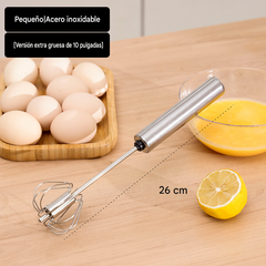 🔥Compre 1 y obtenga 1 gratis（2 piezas）🥚👩‍🍳🍳Batidor de huevos semiautomático de acero inoxidable