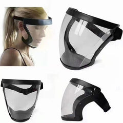【Compra 1 y recibe 1 gratis】Protector facial completo de plástico, equipo de protección de seguridad, apto para uso unisex
