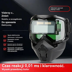 🔥⚡Automatycznie przyciemniany hełm spawalniczy zapewniający bezpieczeństwo oczu