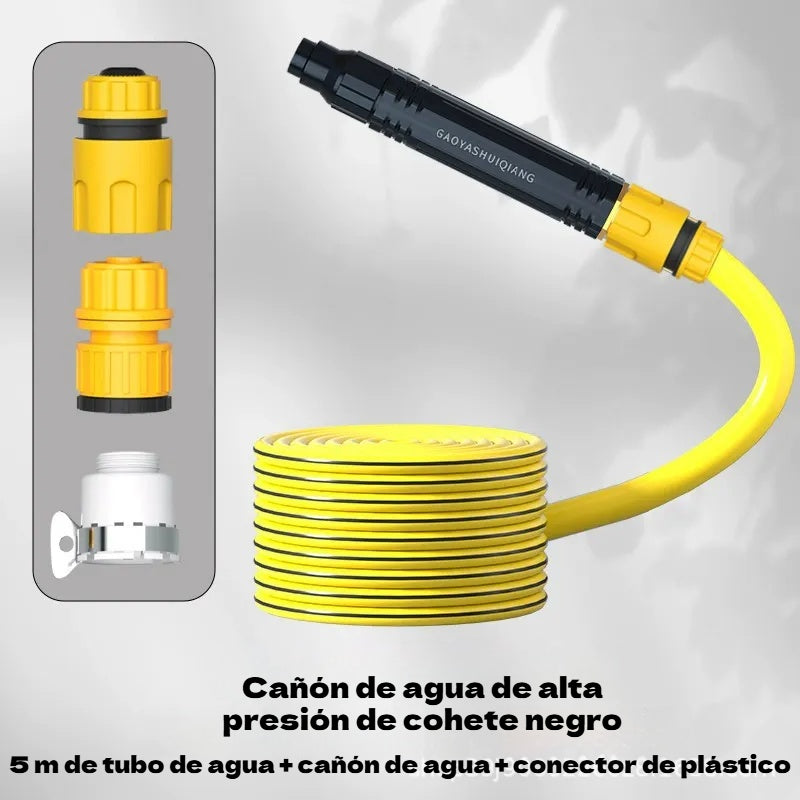 ✨Pistola de agua a alta presión para grifos domésticos. Ideal para lavar coches, limpiar suelos y diversas tareas de limpieza del hogar.