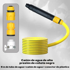 ✨Pistola de agua a alta presión para grifos domésticos. Ideal para lavar coches, limpiar suelos y diversas tareas de limpieza del hogar.