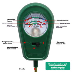 🌱Detector de Suelo 3 en 1 con Pantalla de Puntero