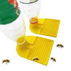 【5 piezas】🐝 Comedero para abejas, dispensador de agua y azúcar antiahogamiento.