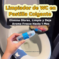 ✨Uno de cada uno de los cuatro aromas✨¡4 artículos por 24 euros! 🚽🍋 Limpiador de WC en Pastilla Colgante – Elimina Olores, Limpia y Deja Aroma a Lima Fresca Hasta 1 Mes