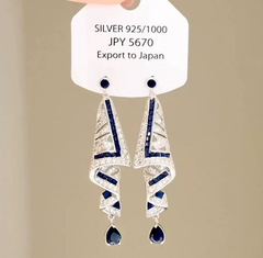 ✨Elegantes y lujosos pendientes colgantes para mujer, engastados con circonitas cúbicas brillantes, sofisticados y exquisitos.