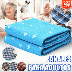 【45*60 cm】🛌 Compresa lavable de cuatro capas para incontinencia de adultos, transpirable, suave para la piel y a prueba de fugas.