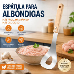 🍖 【2 piezas】Molde para albóndigas de acero inoxidable 304 – ideal para hacer albóndigas de carne y de pescado, perfecto para cocinar en casa 🥄