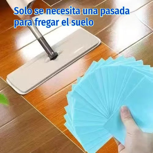 【150pcs】🧹 Toallitas limpiadoras para suelos – Limpieza profunda | Antideslizantes | Brillantes y antimanchas