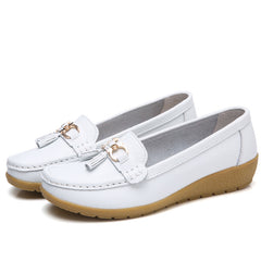 😍【35-44】 Nuevos zapatos de cuero de moda de otoño para mujer.