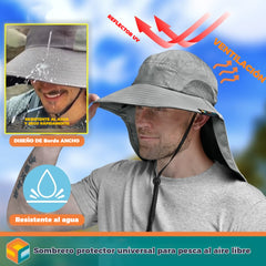 🔥Sombrero protector universal para pesca al aire libre