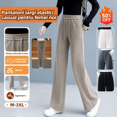 ✨【30%OFF】👖Nuevos pantalones casuales de terciopelo con pierna ancha, muy cómodos de llevar.💖