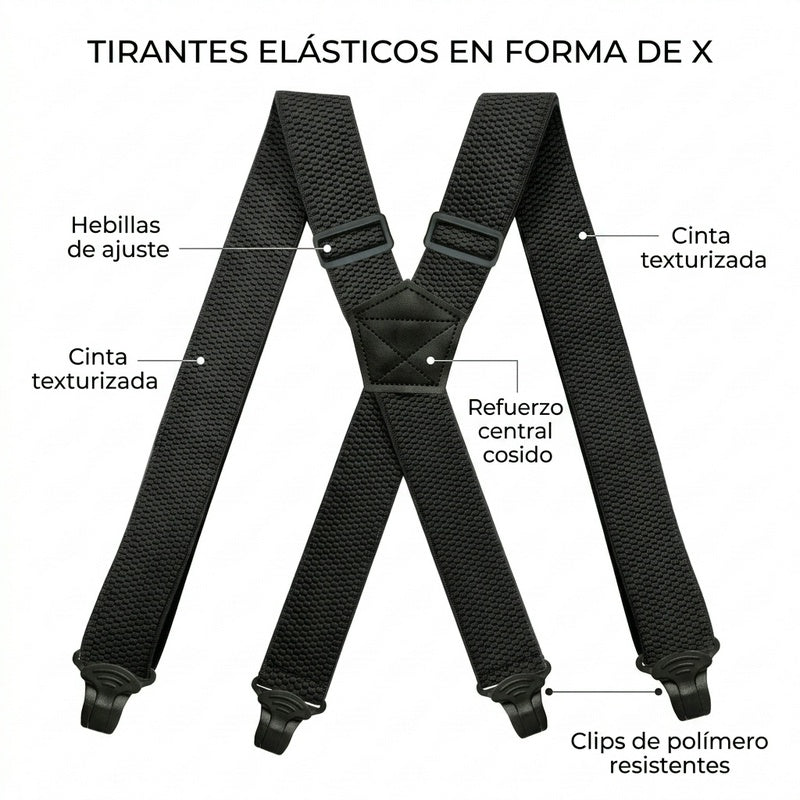 📢📢¡50% DE DESCUENTO! 🧷Corsés de hombre con espalda cruzada y clips🧷