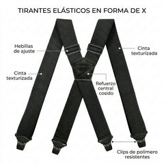 📢📢¡50% DE DESCUENTO! 🧷Corsés de hombre con espalda cruzada y clips🧷