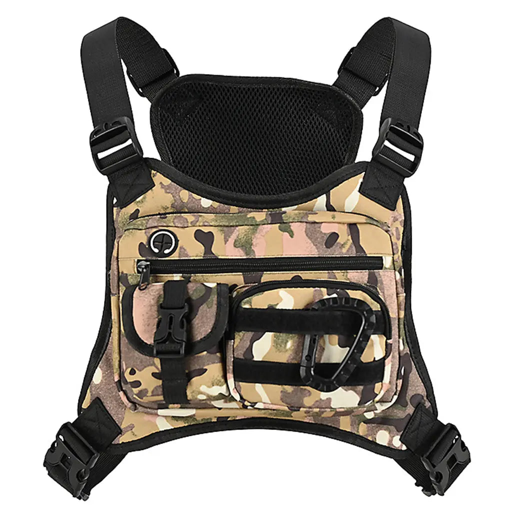 📢📢 ¡50% DE DESCUENTO! ⏰ Bolsa táctica de pecho para hombre para ciclismo al aire libre