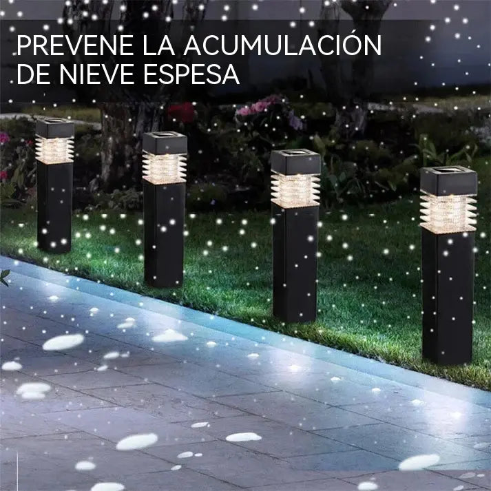 📢📢1 piezas 26 euro ⏰ Luz descongeladora solar: sensor de temperatura inteligente, ecológica, inalámbrica y resistente a la intemperie 🌨️