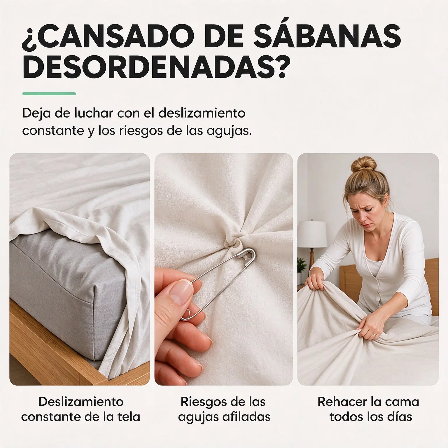 🔥Paquete de 20🔥 Clips para sábanas sin agujas: ¡consigue unas sábanas perfectamente lisas y tensas al instante!
