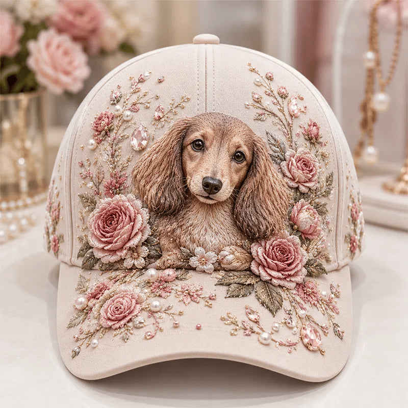 ✨Gorro con bordado 3D de vaca de las Tierras Altas🧢(Transpirable, ligero, cómodo y de corte unisex)