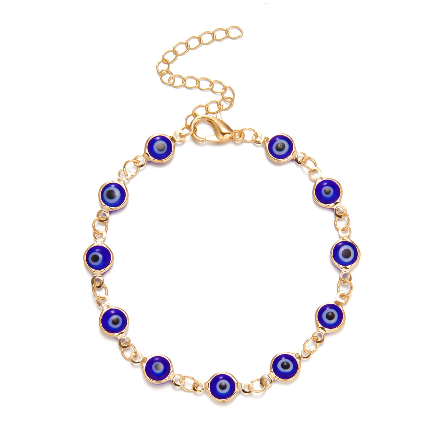 ✨【Compra uno y llévate otro gratis】💫👁️ Pulsera ajustable del ojo turco, que protege tu buena fortuna