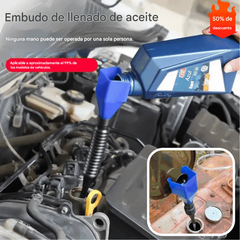 【10 piezas 27 eur】🚗Herramienta para repostar y verter combustible en el coche, embudo manos libres🔥