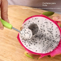 🔥Compre 1 y obtenga 1 gratis（2 piezas） Cuchara para fruta tallada 4 en 1