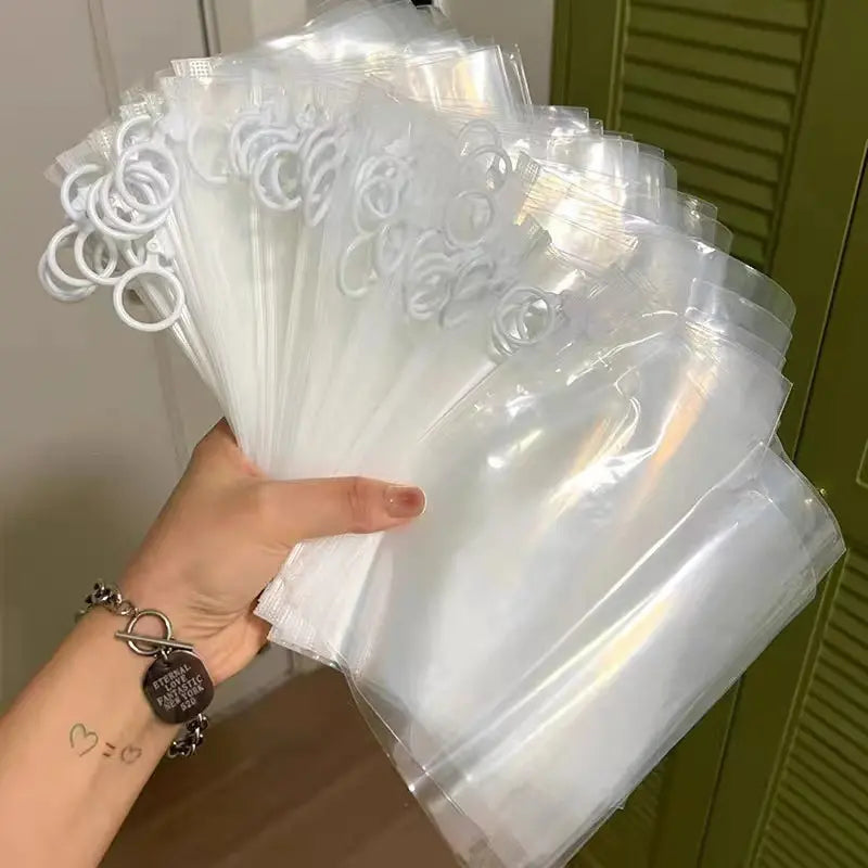 【Juego de 40 piezas, 23*14 cm】✨Bolsas de almacenamiento transparentes con cremallera, ideales para viajes y uso doméstico, duraderas, ligeras y fáciles de limpiar.