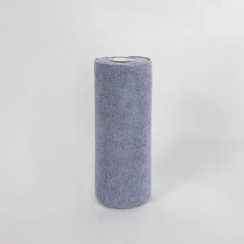 🧽20 hojas por rollo  | Cada hoja: 25×25cm🧽✨ Paño de Limpieza en Rollo Reutilizable – Rasga, Usa y Limpia Fácilmente 🏠