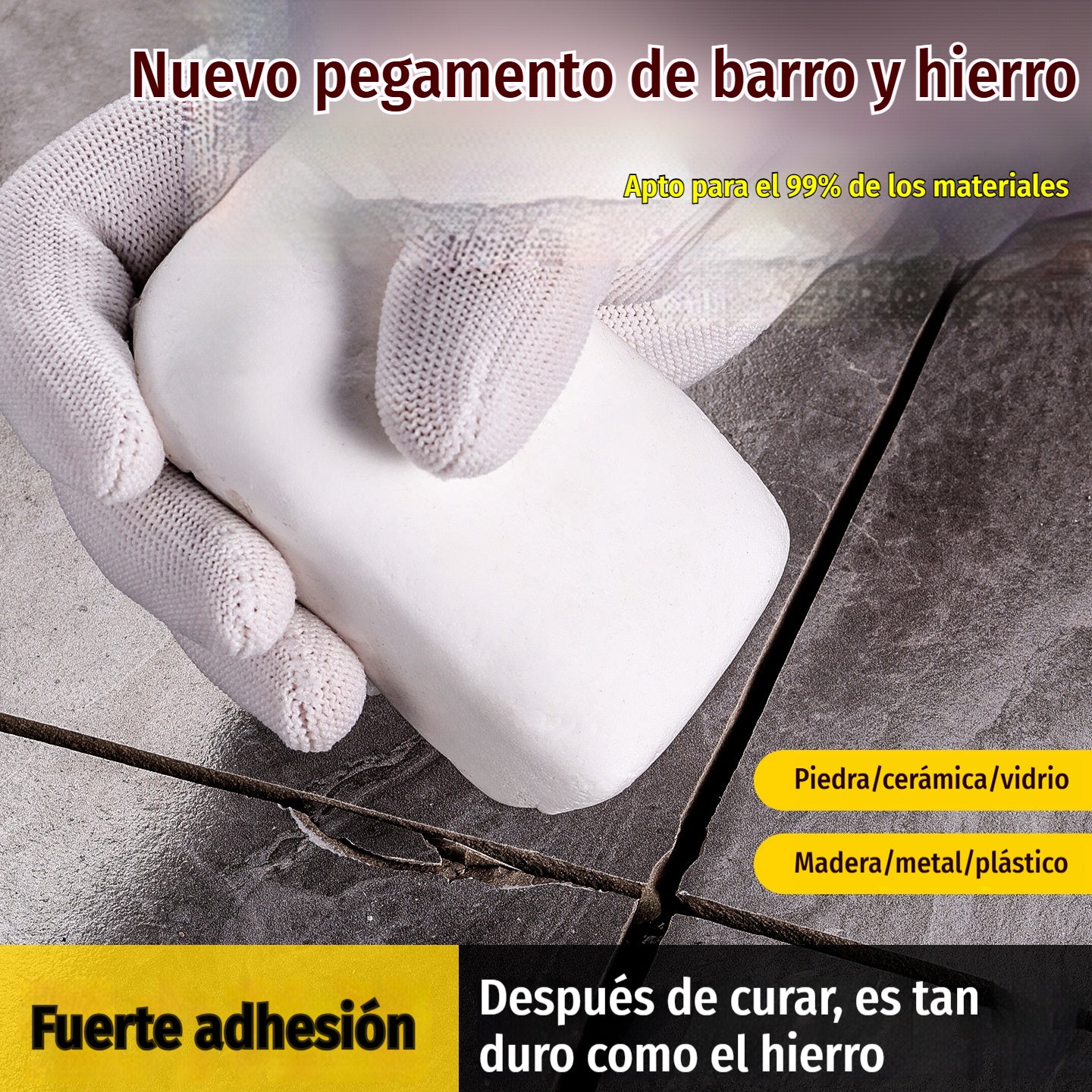 Adhesivo de alta resistencia, sin formaldehído, para sellar orificios de aires acondicionados; sellado de tuberías de desagüe domésticas, resistente a insectos e impermeable.