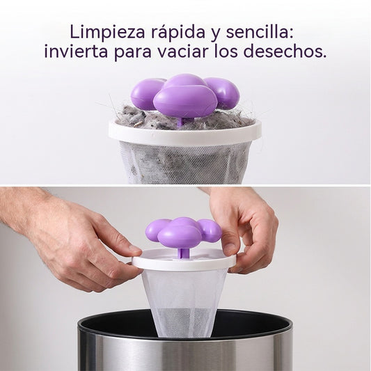 🌀6 piezas 25€✨ Filtro Flotante para Lavadora – Atrapa Pelusas, Cabellos y Pelos de Mascota en Cada Lavado 🧺